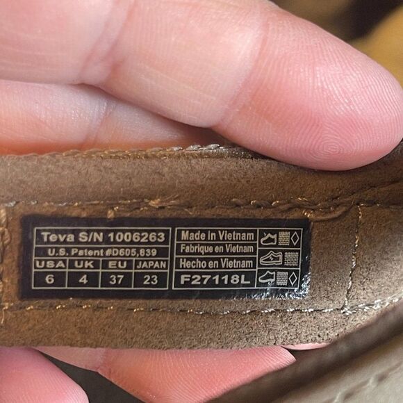 Teva Sandals Strappy Adjustable Hiking Outdoor 6 - Picture 7 of 7